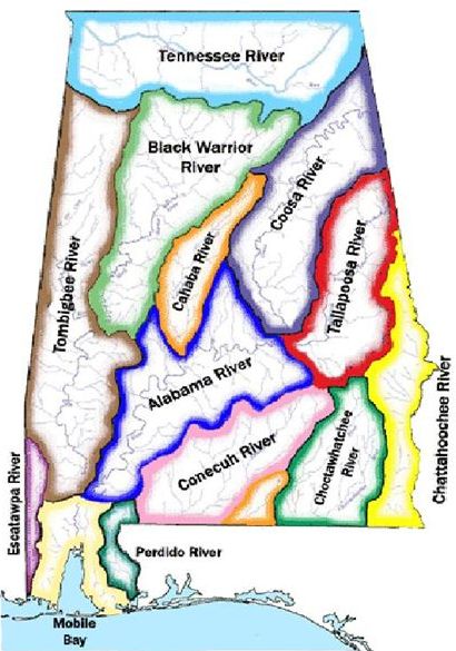 Alabama River Watersheds